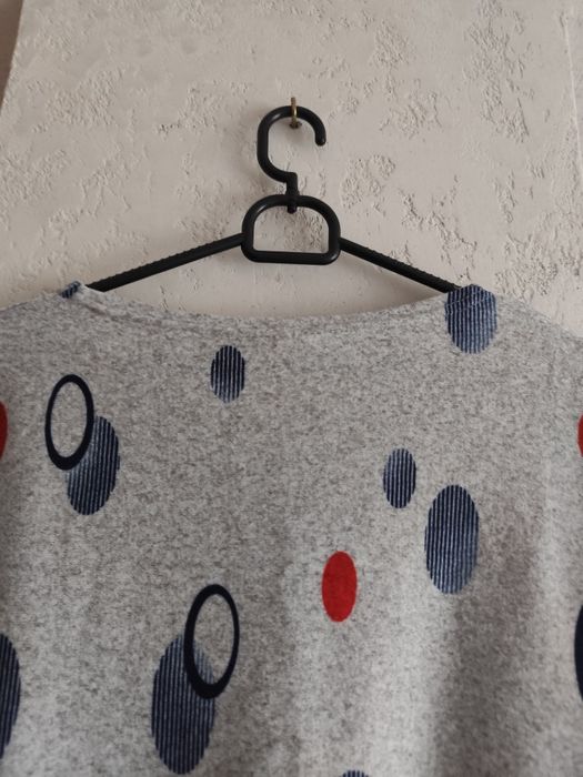 Bluzka z bawełną z długimi rękawami rozm 44.