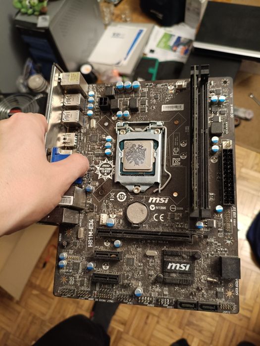 Płyta główna msi h81m-e34 8gb ram ddr3 Intel i5 4570s