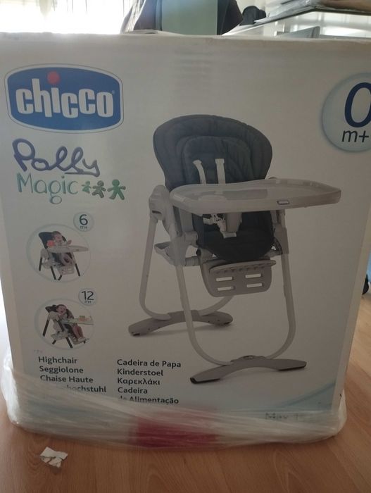 Cadeira de refeição e espreguiçadeira Chicco Polly Magic