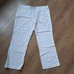 Брюки белые мужские лен+хлопок  р.2XL