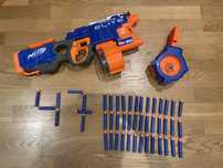 Pisolet nerf hyperfire elite + dodatkowy magazynek