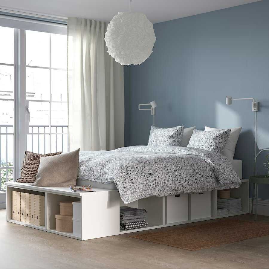 Mobiliário IKEA - AKREHAMN Colchão + PLATSA Cama
