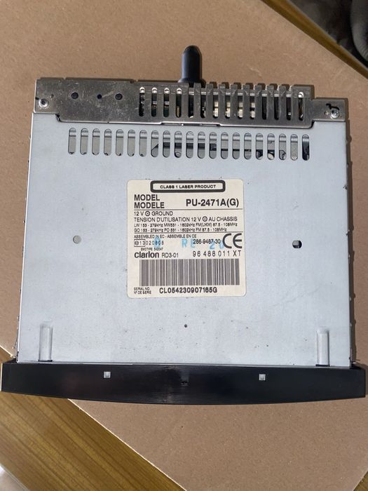 RADIO clarion CD peugeot