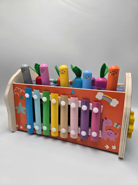 Zabawka Montessori, zabawka drewniana, zabawka edukacyjna 8w1