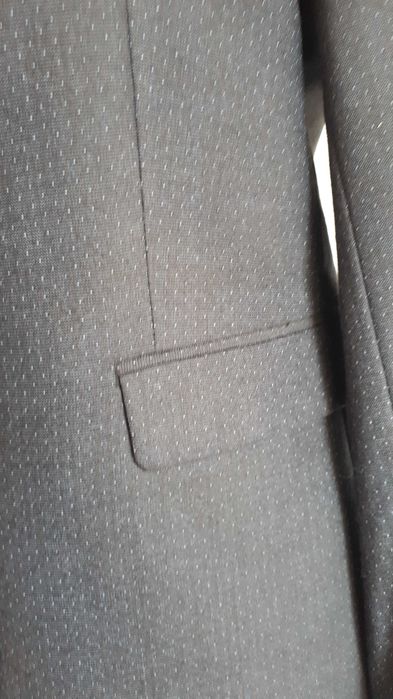 Massimo Dutti - oryginalny damski garnitur wełniany roz.40