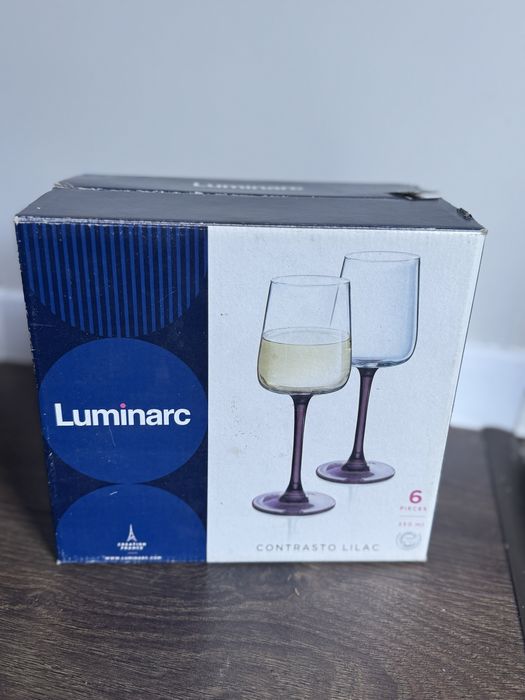 Набір келихів для вина Luminarc Lilac Contrasto 250 мл