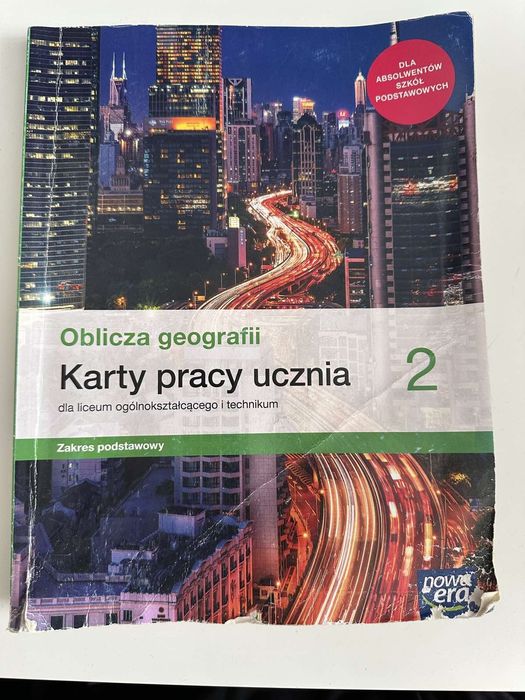 Oblicza geografii Karty pracy 2 zakres podstawowy Nowa era