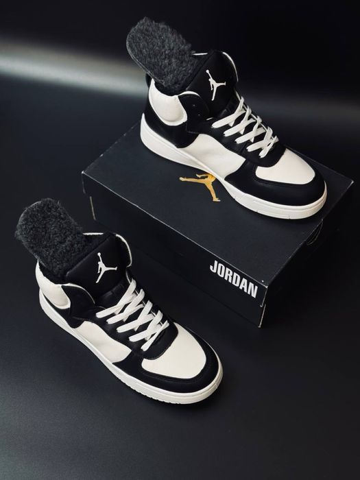 СКИДКА!!! кроссовки женские Найк Джордан/ кеды зимние Nike Jordan кожа