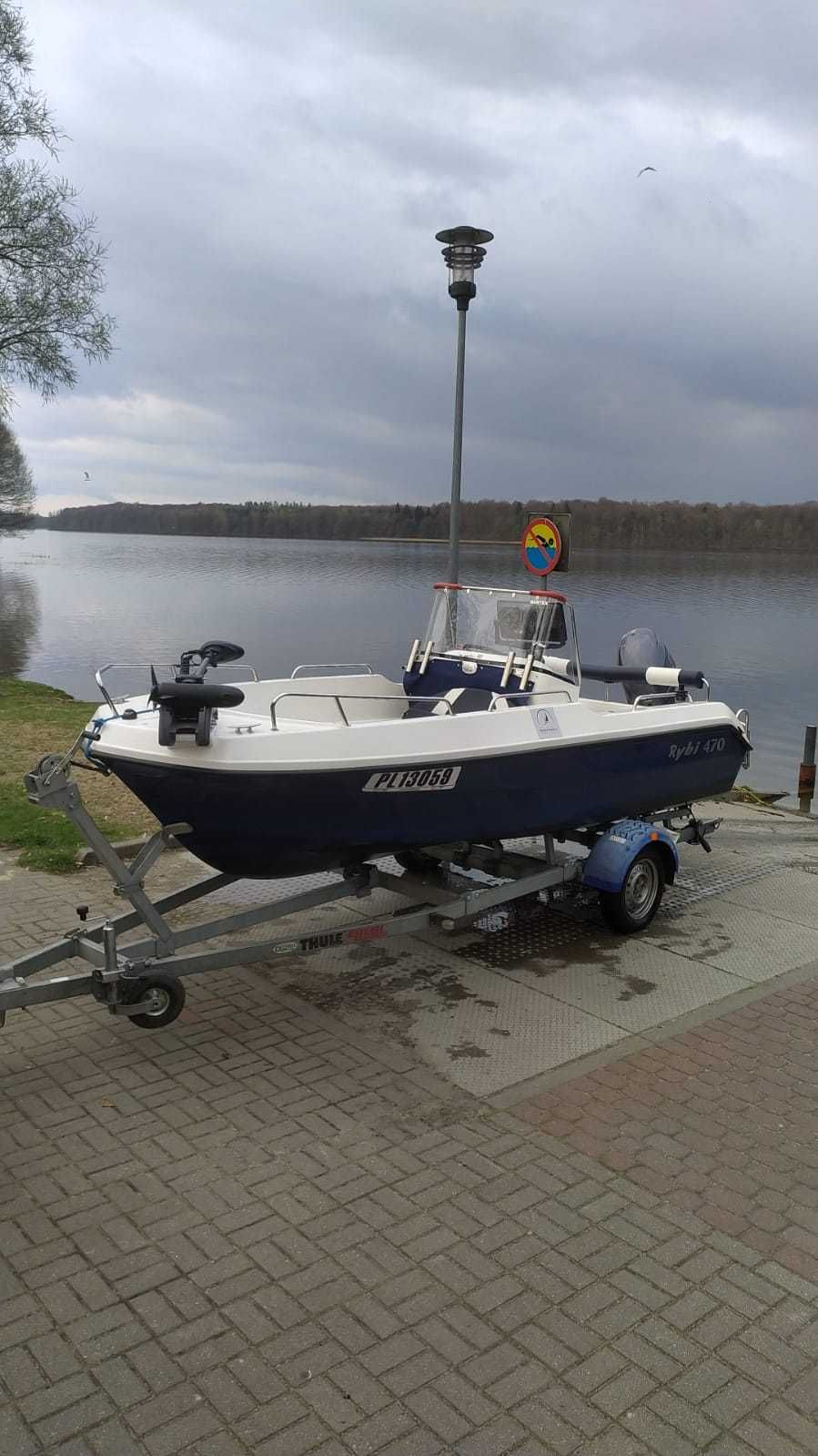 Łódz turstyczno -wędkarska  Yamaha 40  Echo 12 ti2   Motorguide xi5