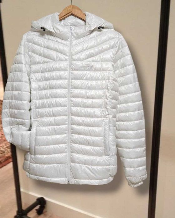 Белая пуховая куртка The North Face Gore-Tex, р. L/XL