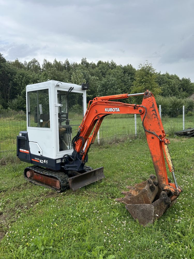 Minikoparka koparka kubota kx41 jcb yanmar