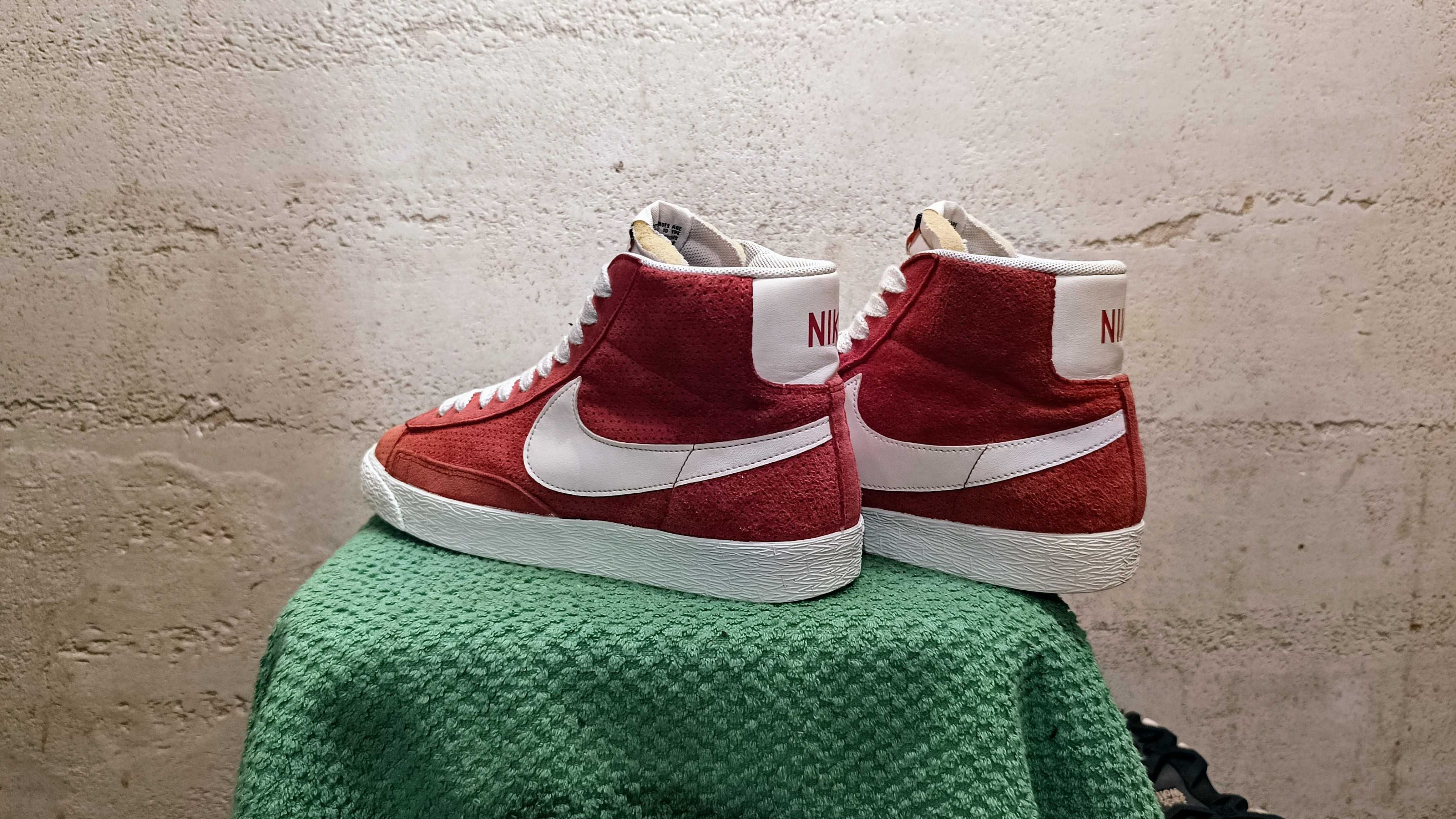 Sneakersy NIKE BLAZER MID SUEDE r.40 skóra stan bardzo dobry