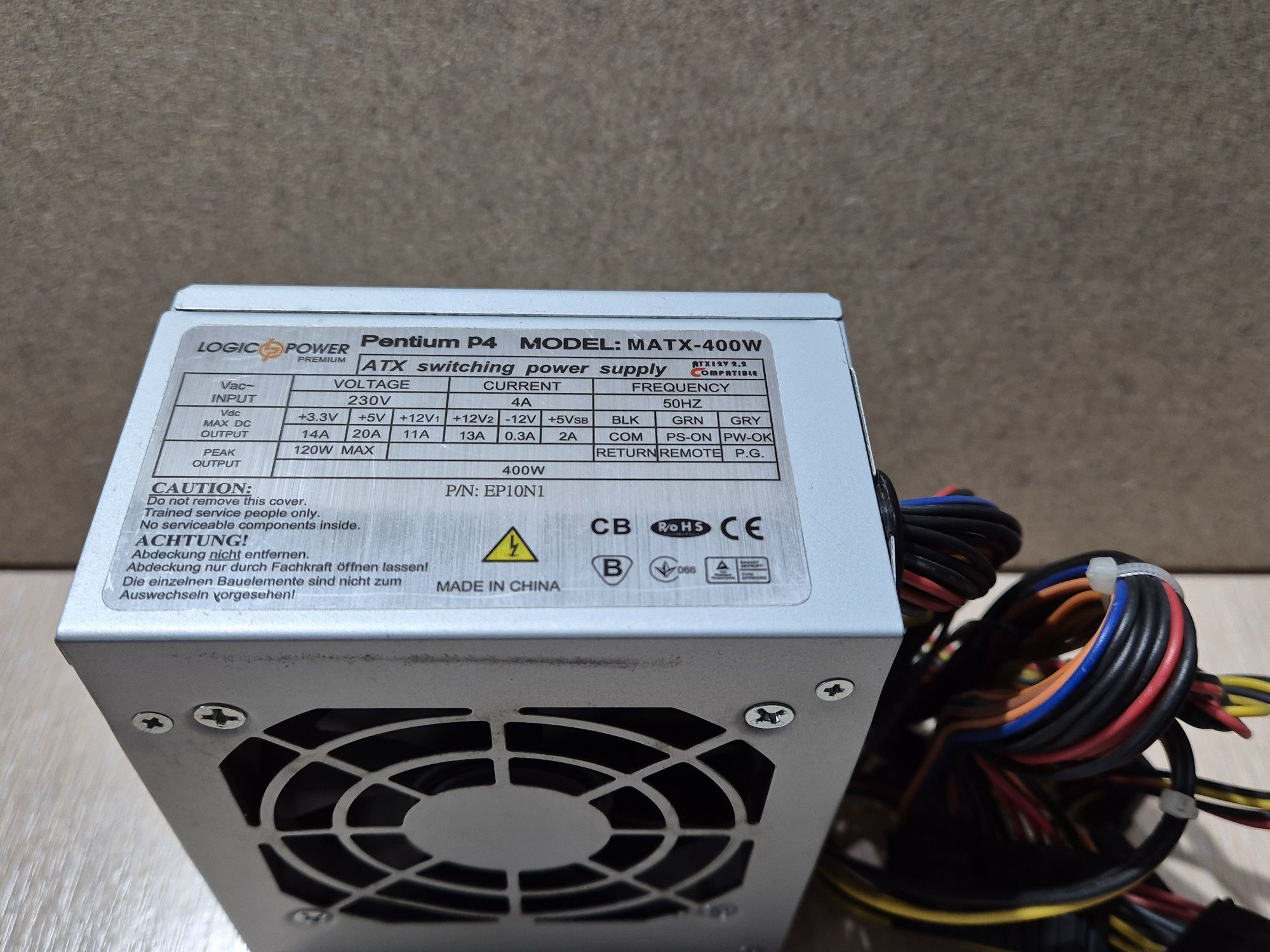 Блоки живлення Logic Power mATX-400w, SFX, 400w 80mm, КІЛЬКІСТЬ