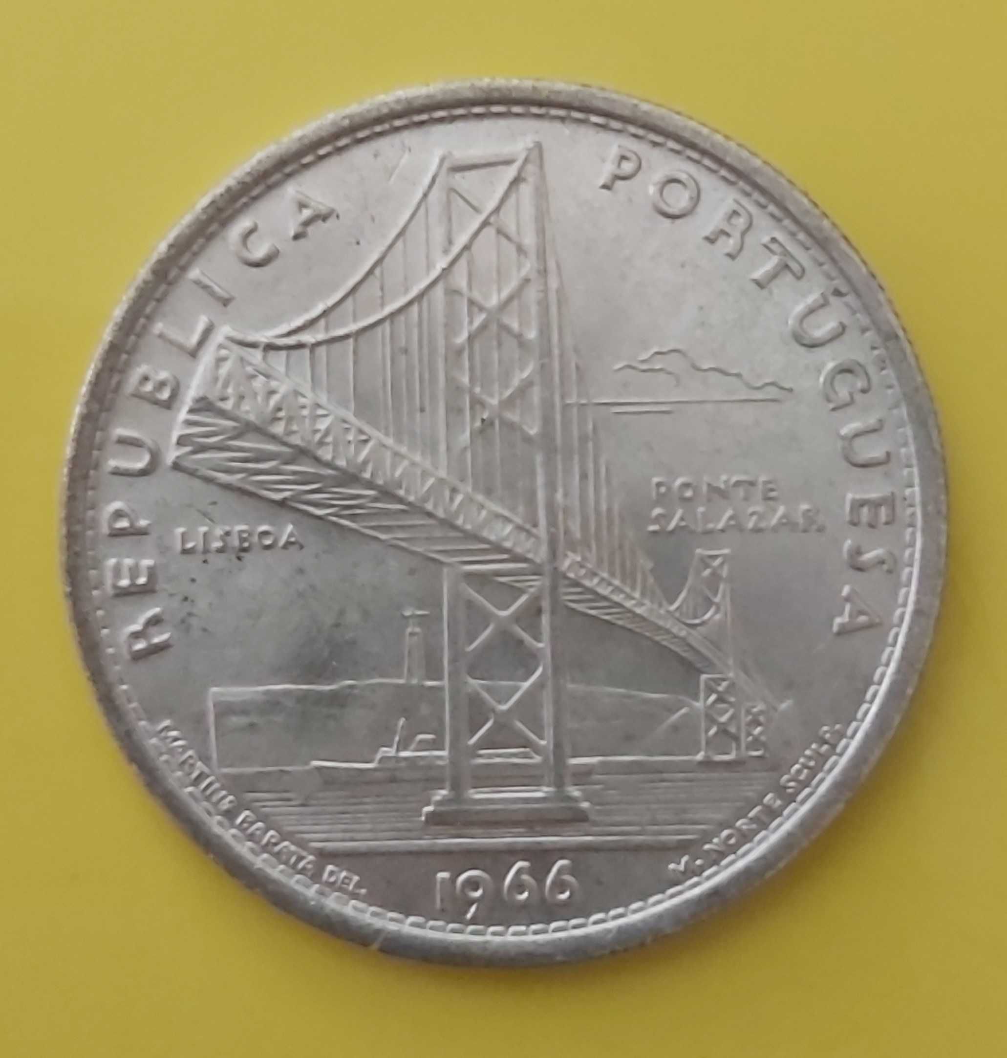 20$00 de 1966,  Ponte Salazar,  prata