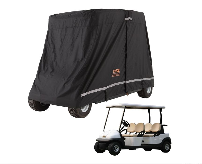 POKROWIEC na WÓZEK GOLFOWY dla 4 osób Wodoodporny z Poliestru 600D