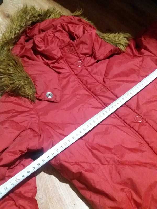Płaszczyk zimowy czerwony S/176cm (313) ONLY