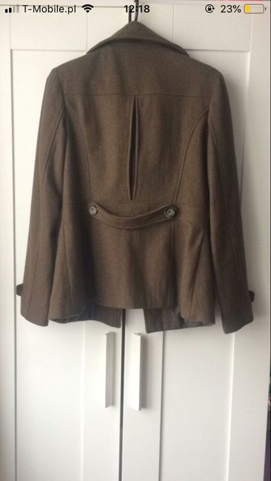 moro kurtka wiosenna przejściówka wełniana khaki