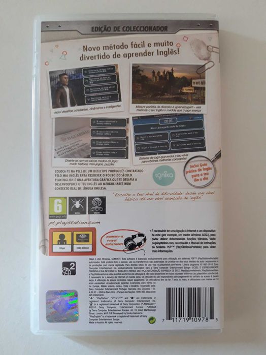 Jogo PSP "Play English"