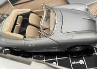 Porsche 356 Cabrio + Cinza + 1/18 + Bburago + Portes Grátis