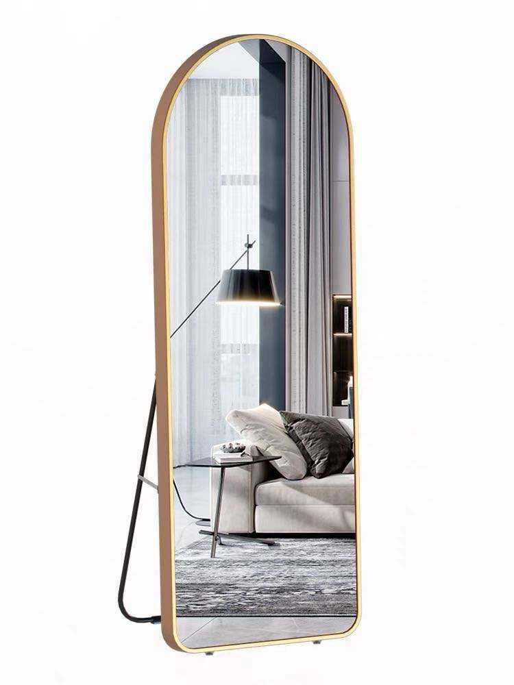Lustro stojące lub wiszące  w metalowej ramie 165 x 50