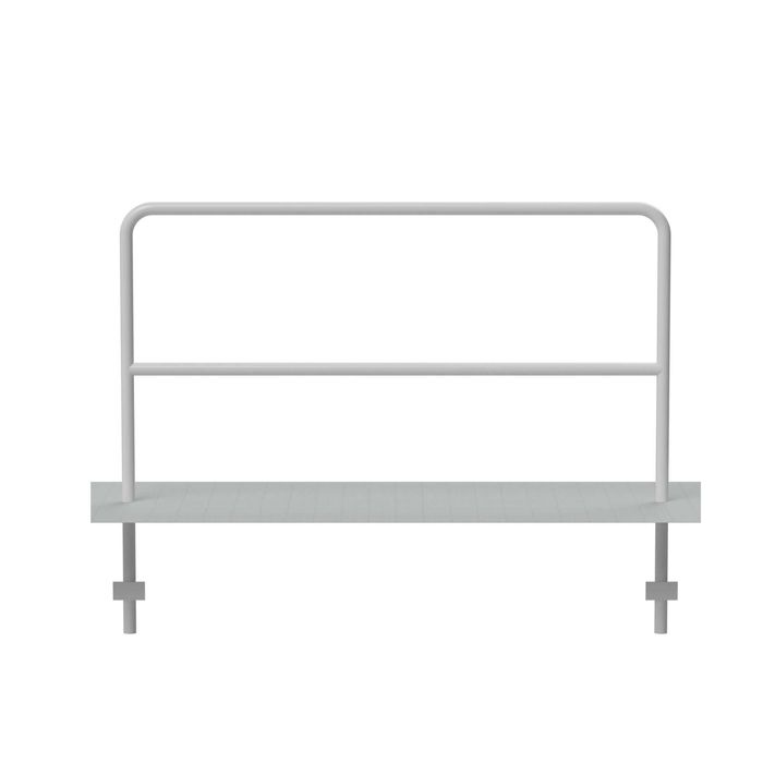 Barierka ochronna  U12A FI 48,3 x 2000 mm (500mm do wbetonowania) BHP