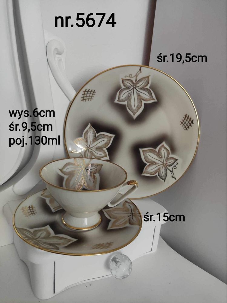 Porcelanowa filiżanka Trio nr.5674