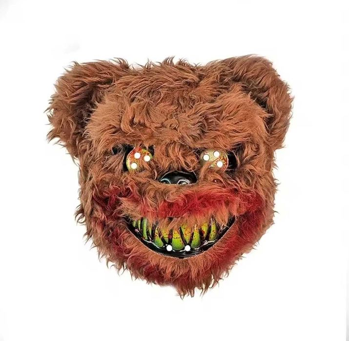 Maska Miś Freddy Poppy playtime,straszny,halloween,bal,zabawa,psikus