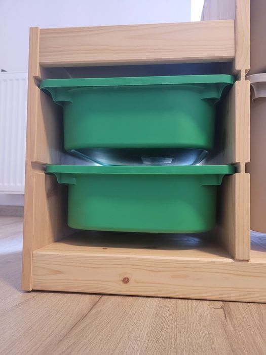 Ikea trofast schodki półka regał ikea jasna sosna bejcowana