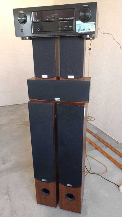 Ресивер DENON AVR-X1000 комплект акустики