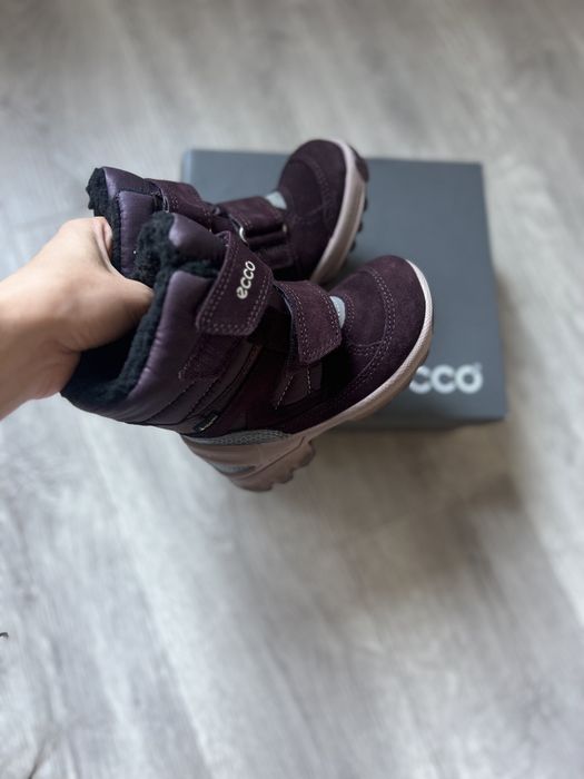 Зимние термо ботинки ecco новые