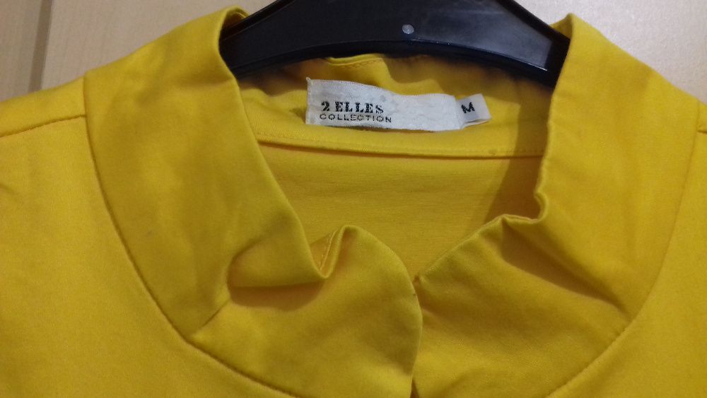 Casaco amarelo Elles Collection M