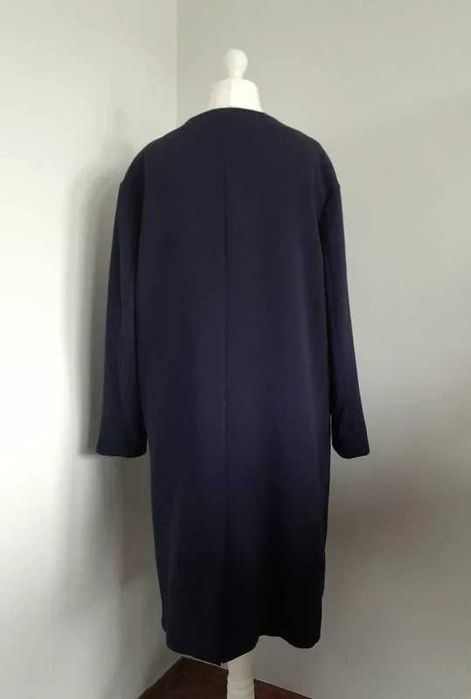 Boho navy granatowy płaszcz H&M