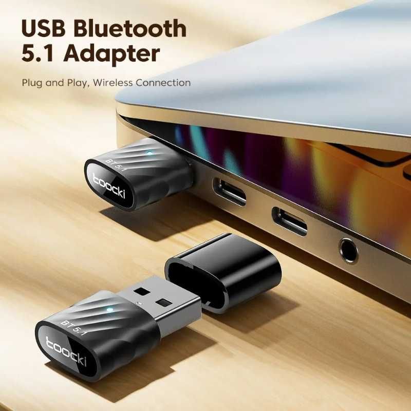 Transmiter BLUETOOTH USB dongle Wireless Adapter TOOCKI BT 5.1