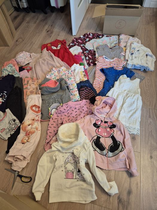 BOX 5, ubrania dla dziewczynki 110-116 ,paka ciuchów