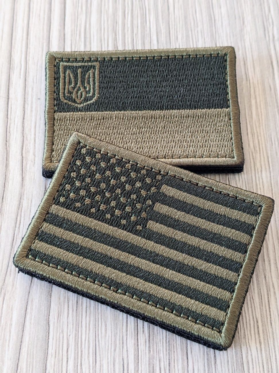 Прапор України США Грузії Польщі Великобританія Австралія шеврон патч
