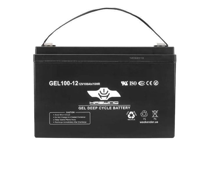 Гелевий акумулятор Haswing (2 шт.) 100 Ah 12V