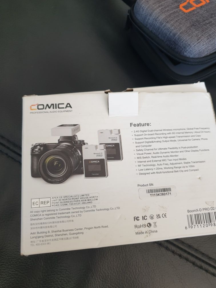 Bezprzewodowy system mikrofonowy Comica BoomX-D Pro