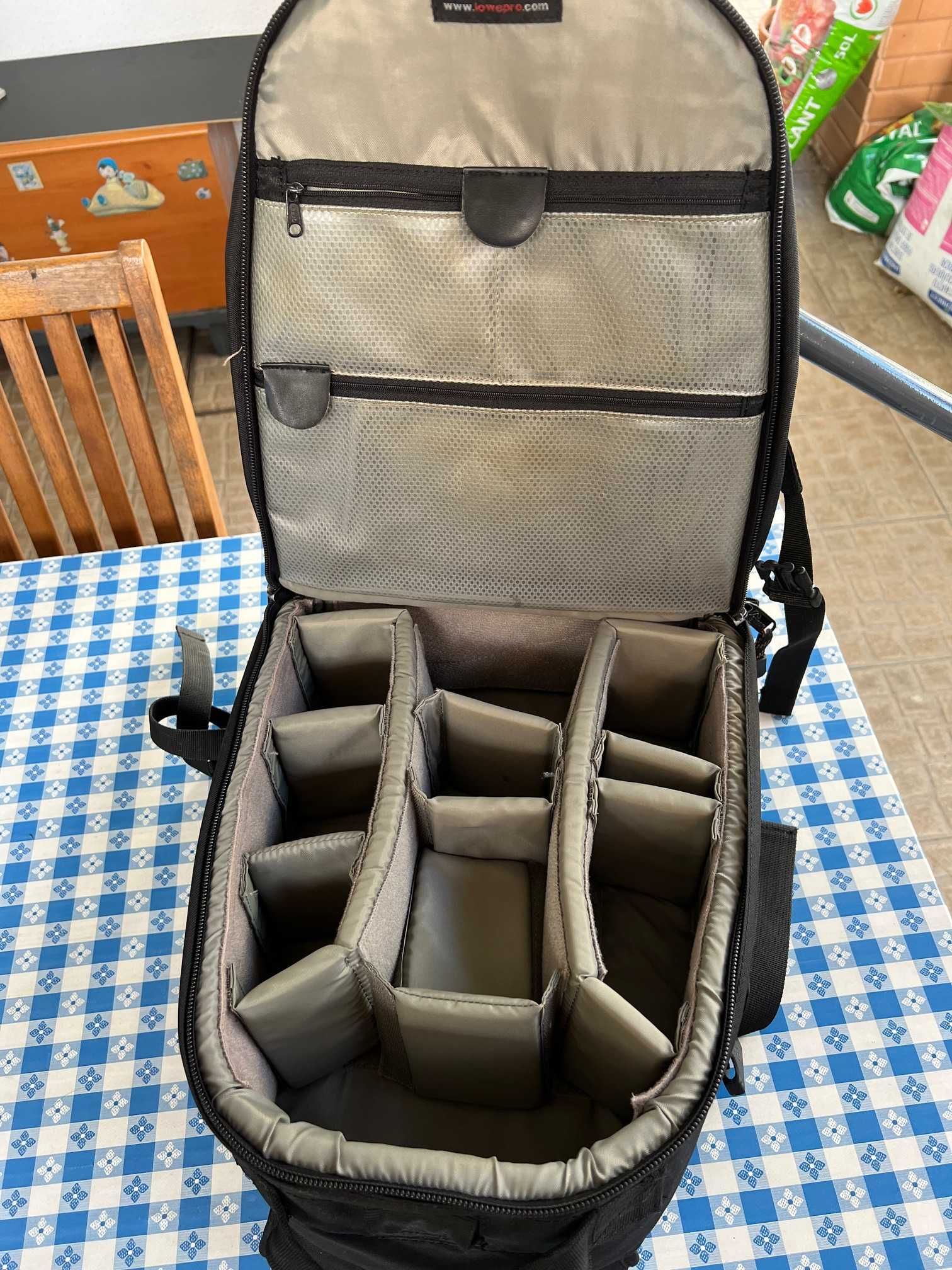 Mochila Lowepro para fotografia