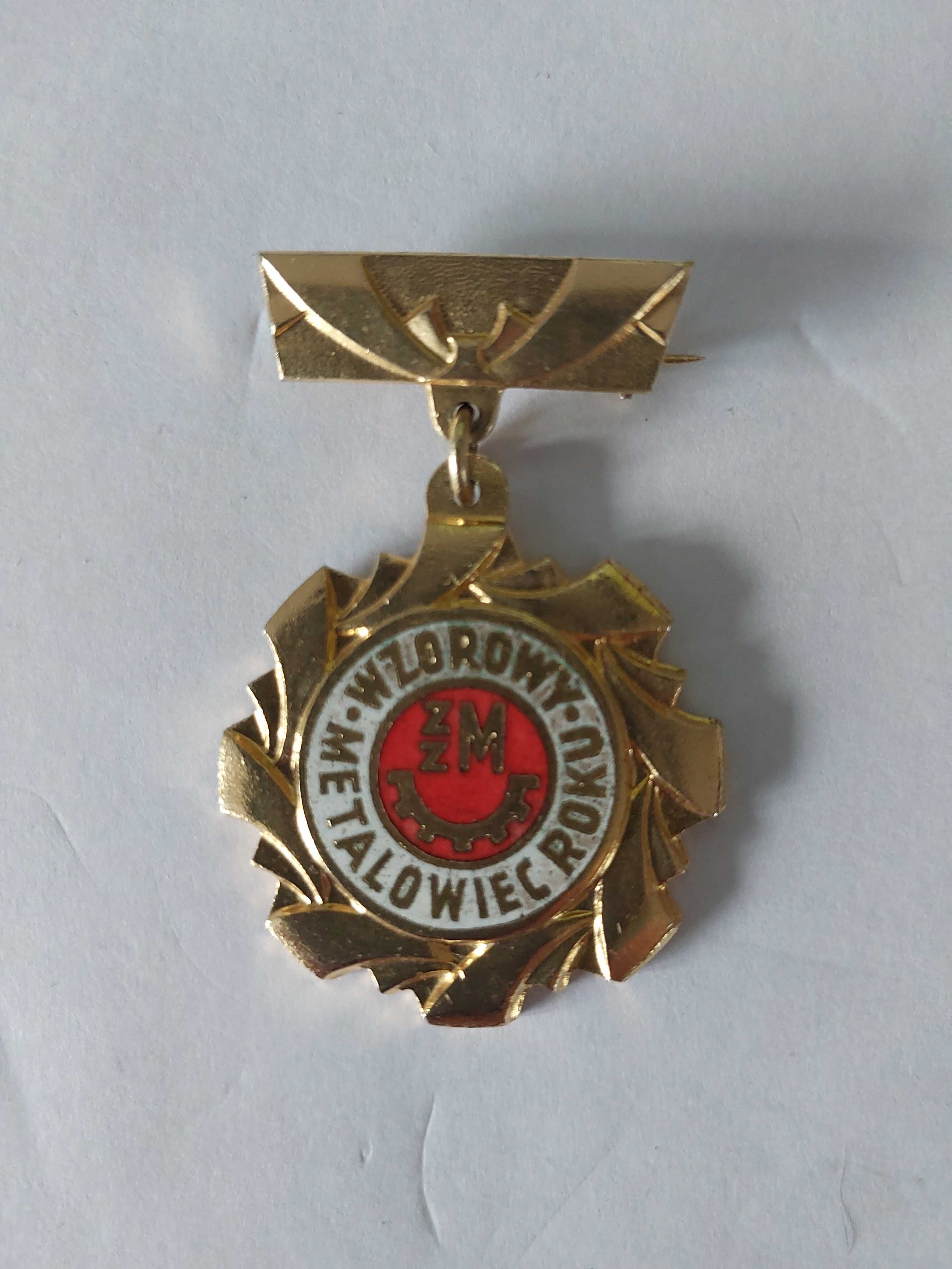 Odznaka Wzorowy Metalowiec Roku PRL