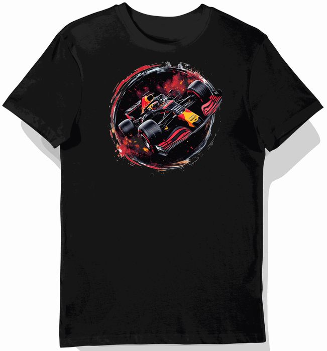 Koszulka męska czarna Wyścigowe Przeżycie Red Bull RB19 XXL