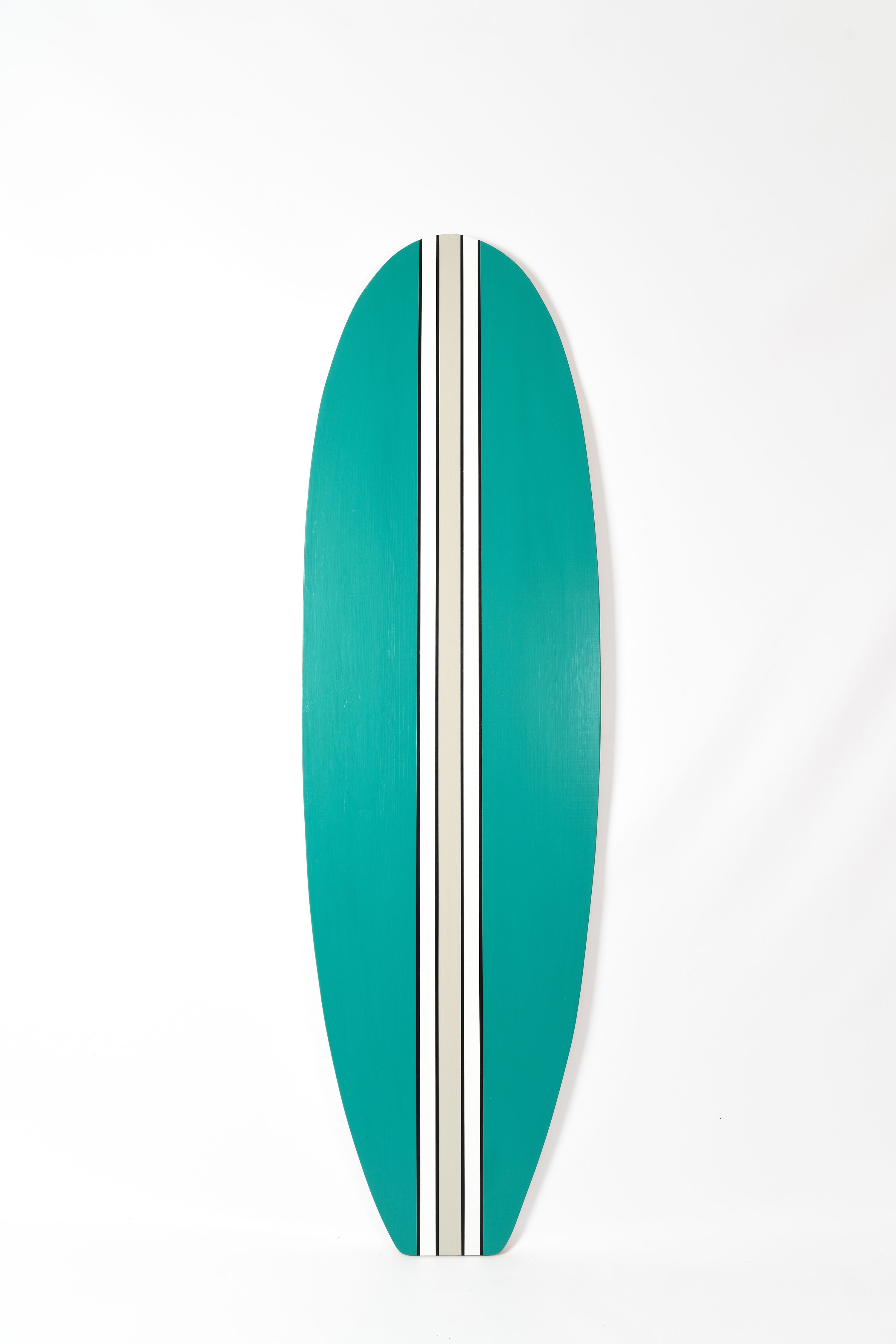Surfboard wood decoração