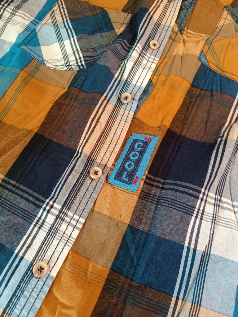 Zestaw 2 koszul casual w kratę (XL)