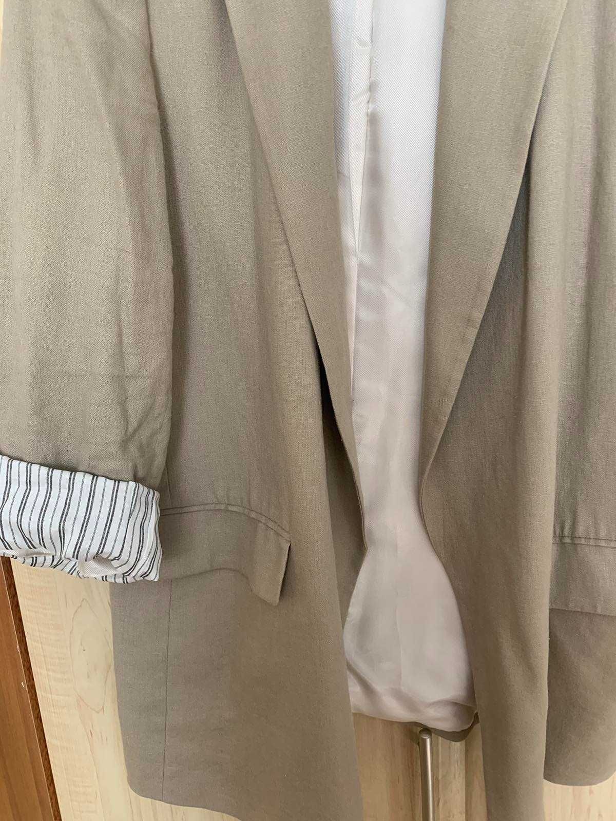 Піджак блейзер жакет  льон Zara на Л-ХЛ