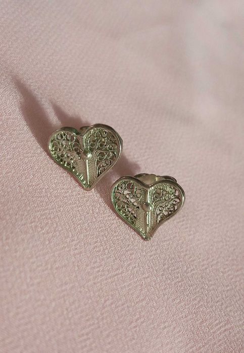 Lindos Brincos em Filigrana de Prata