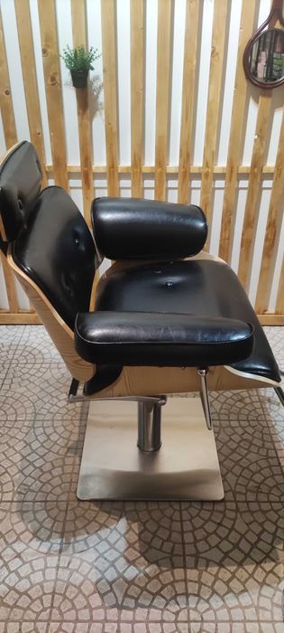 Cadeira com hidráulica estilo vintage cabeleireiro/barbeiro