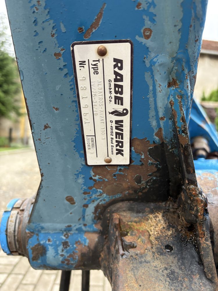 Pług Rabe Werk Albatros 4 skibowy obrotowy
