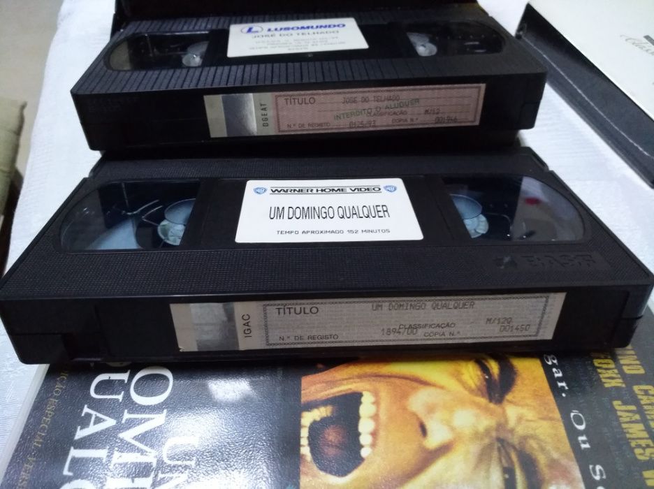 Filmes em VHS antigos