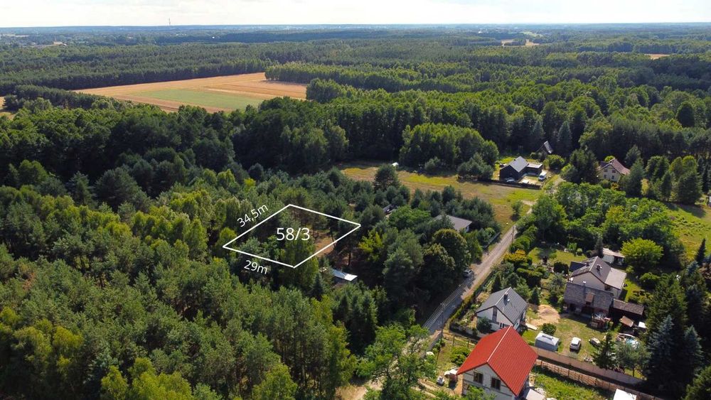 Dz. budowlana woda Borszewice gm. Łask tuż Łódź Pabianice Zduńska Wola