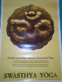 Poster do símbolo OM do Swásthya Yoga