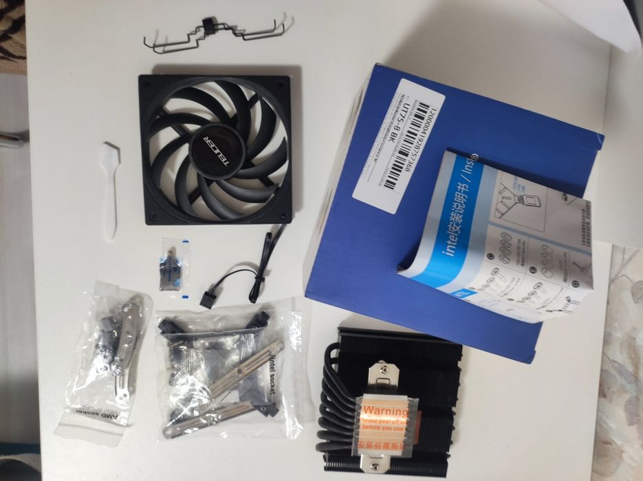 Універсальний кулер для процесора TEUCER UT-75 ITX (8 теплових трубок)